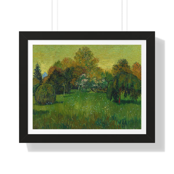 The Poet’s Garden - Framed Print