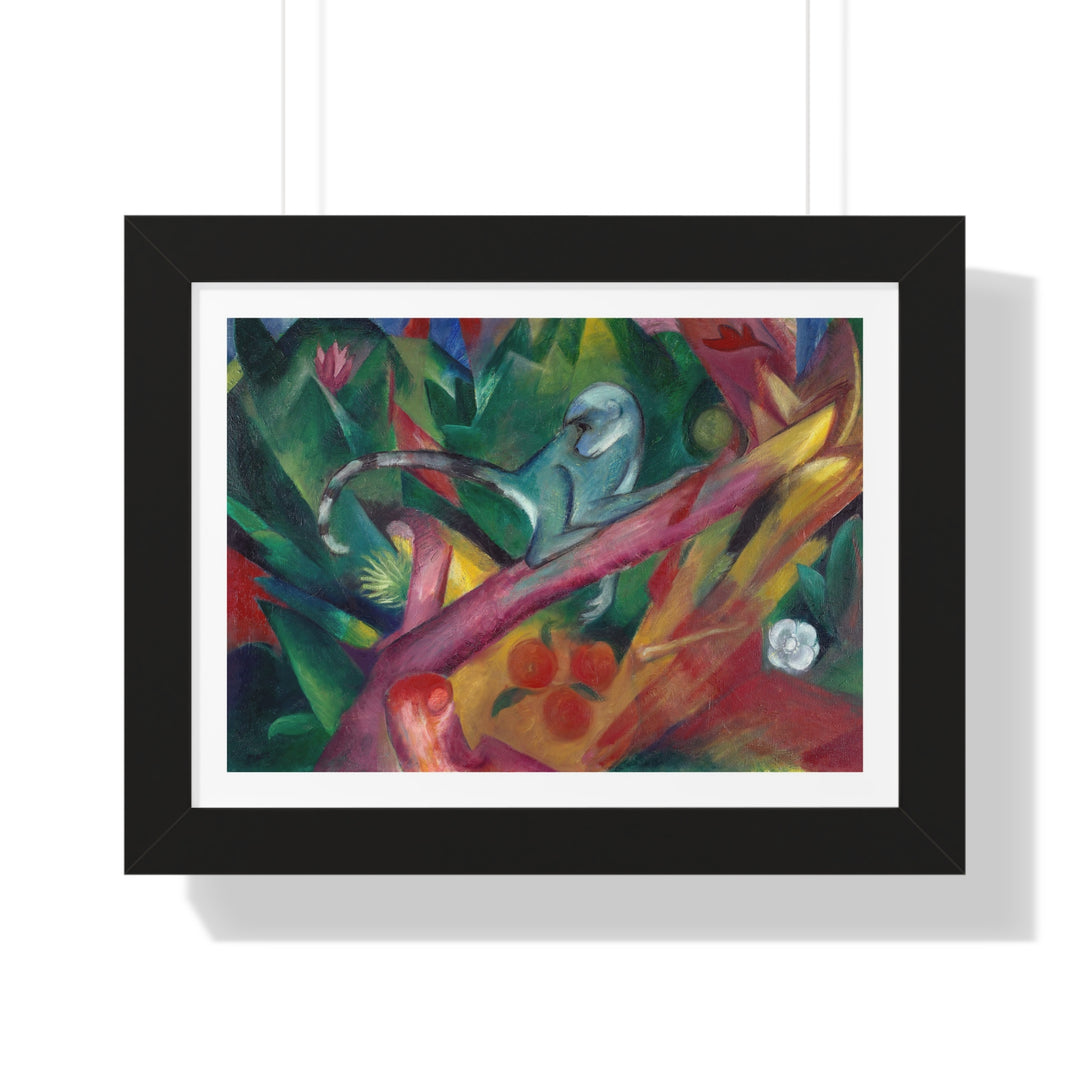 The Monkey by Franz Marc - Framed Print - Zapista