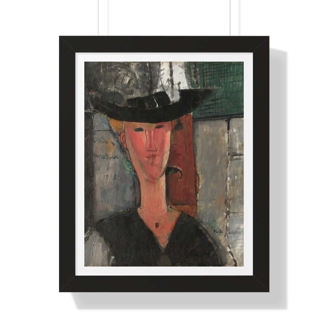 Madam Pompadour by Amedeo Modigliani - Framed Print - Zapista