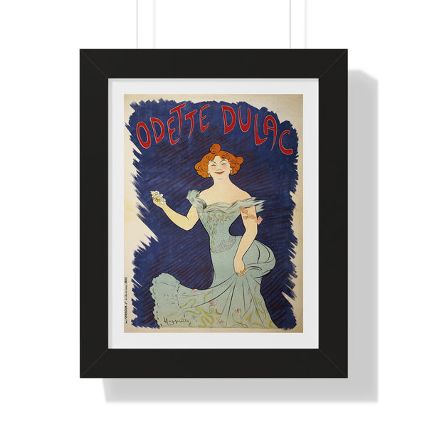 Odette Dulac by Leonetto Cappiello - Framed Print - Zapista