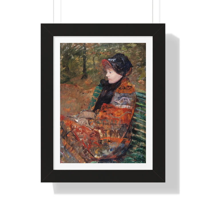 Automne, portrait de Lydia Cassatt by Mary Cassatt - Framed Print - Zapista