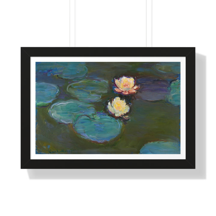 Nympheas by Claude Monet - Framed Print - Zapista