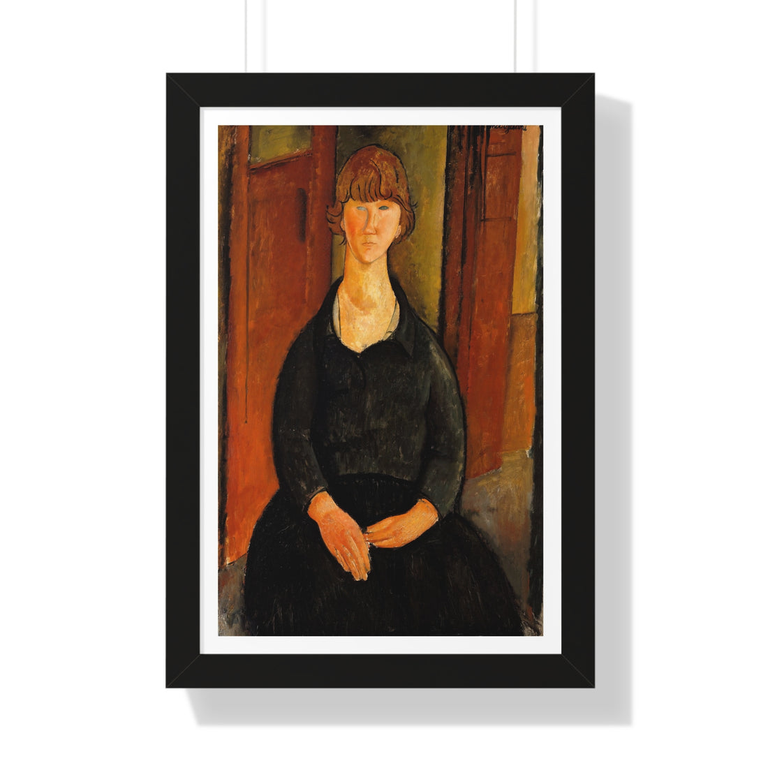 Flower Vendor by Amedeo Modigliani - Framed Print - Zapista