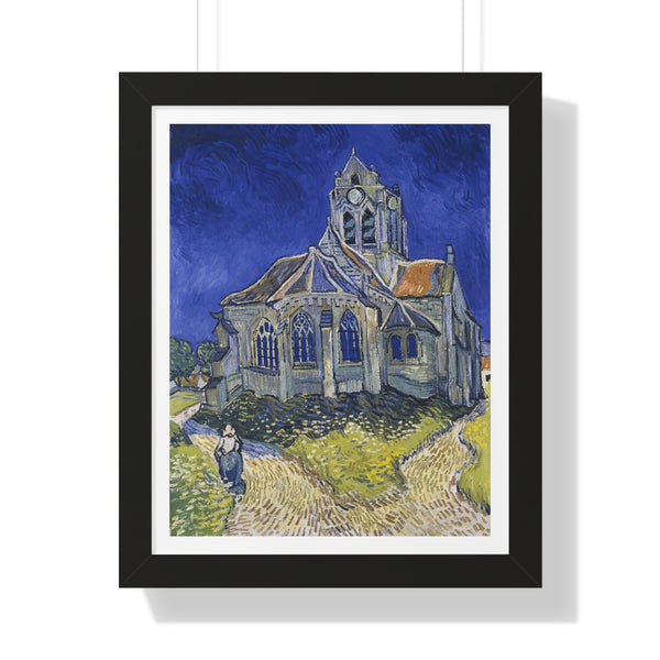 The Church in Auvers-sur-Oise, View from the Chevet - Framed Print