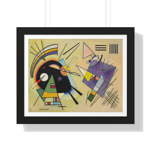 Black and Violet - Framed Print