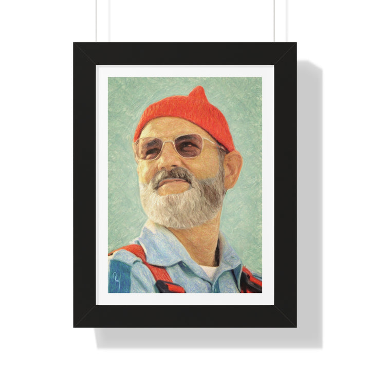 Steve Zissou - Framed Print - Zapista