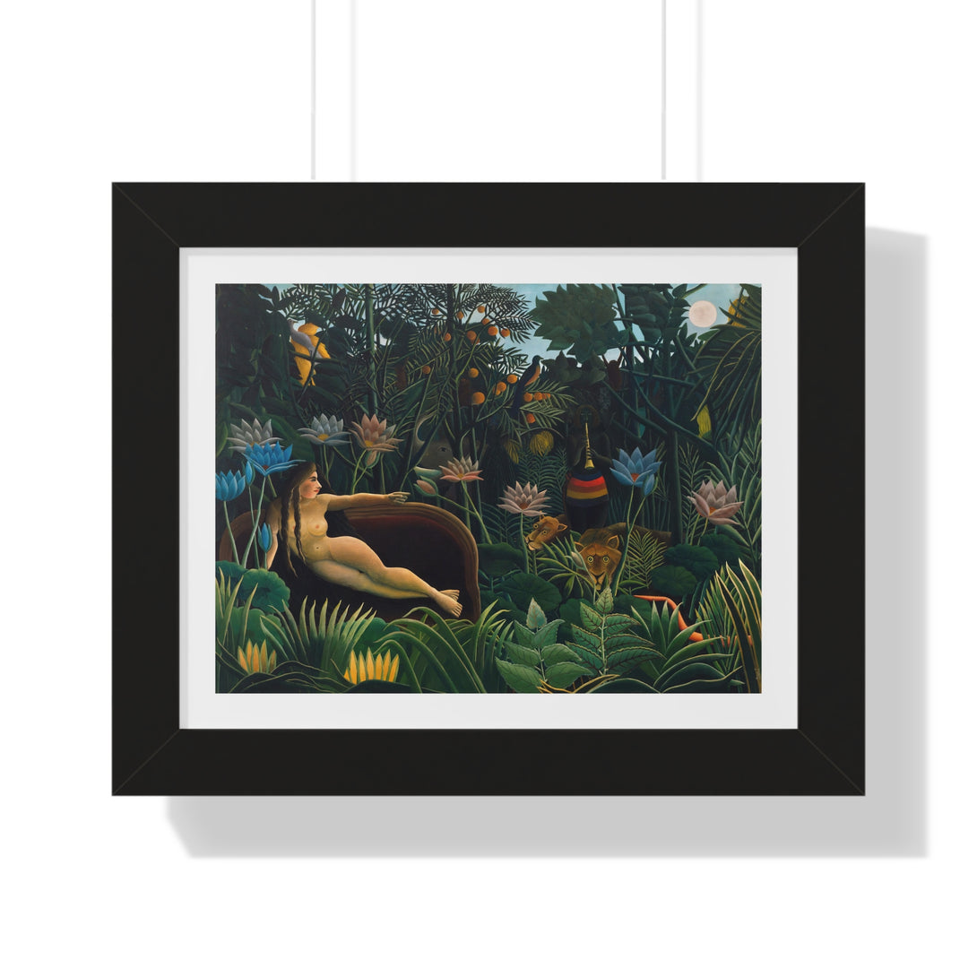 The Dream by Henri Rousseau - Framed Print - Zapista