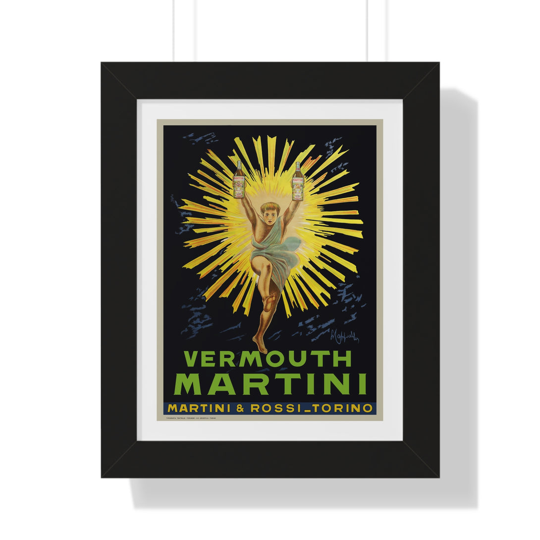 Vermouth Martini by Leonetto Cappiello - Framed Print - Zapista