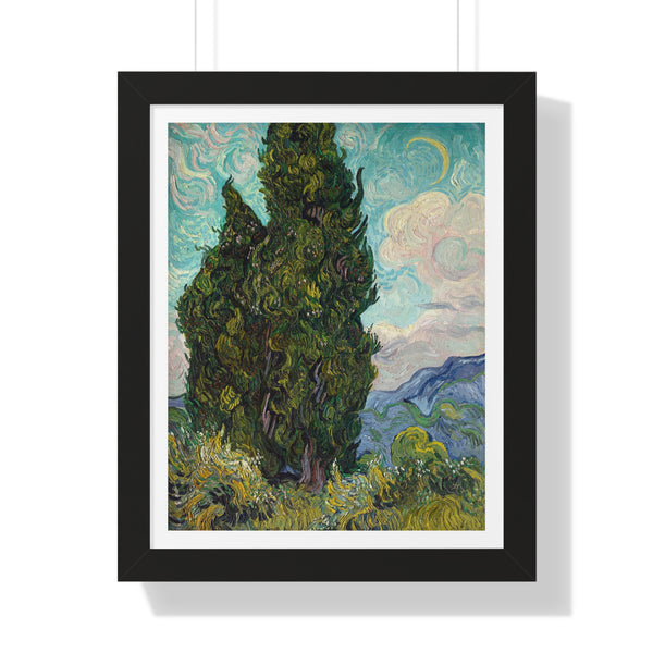 Cypresses - Framed Print