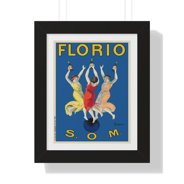 Florio by Leonetto Cappiello - Framed Print - Zapista