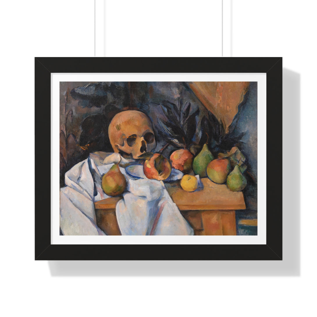 Still Life with Skull by Paul Cézanne - Framed Print - Zapista