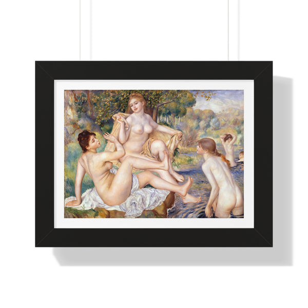 The Large Bathers by Pierre-Auguste Renoir - Framed Print - Zapista