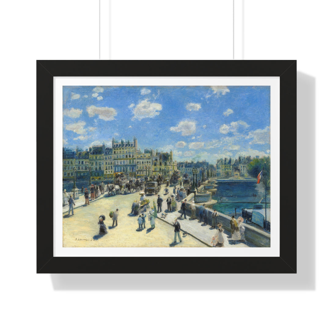 Pont Neuf, Paris by Pierre-Auguste Renoir - Framed Print - Zapista