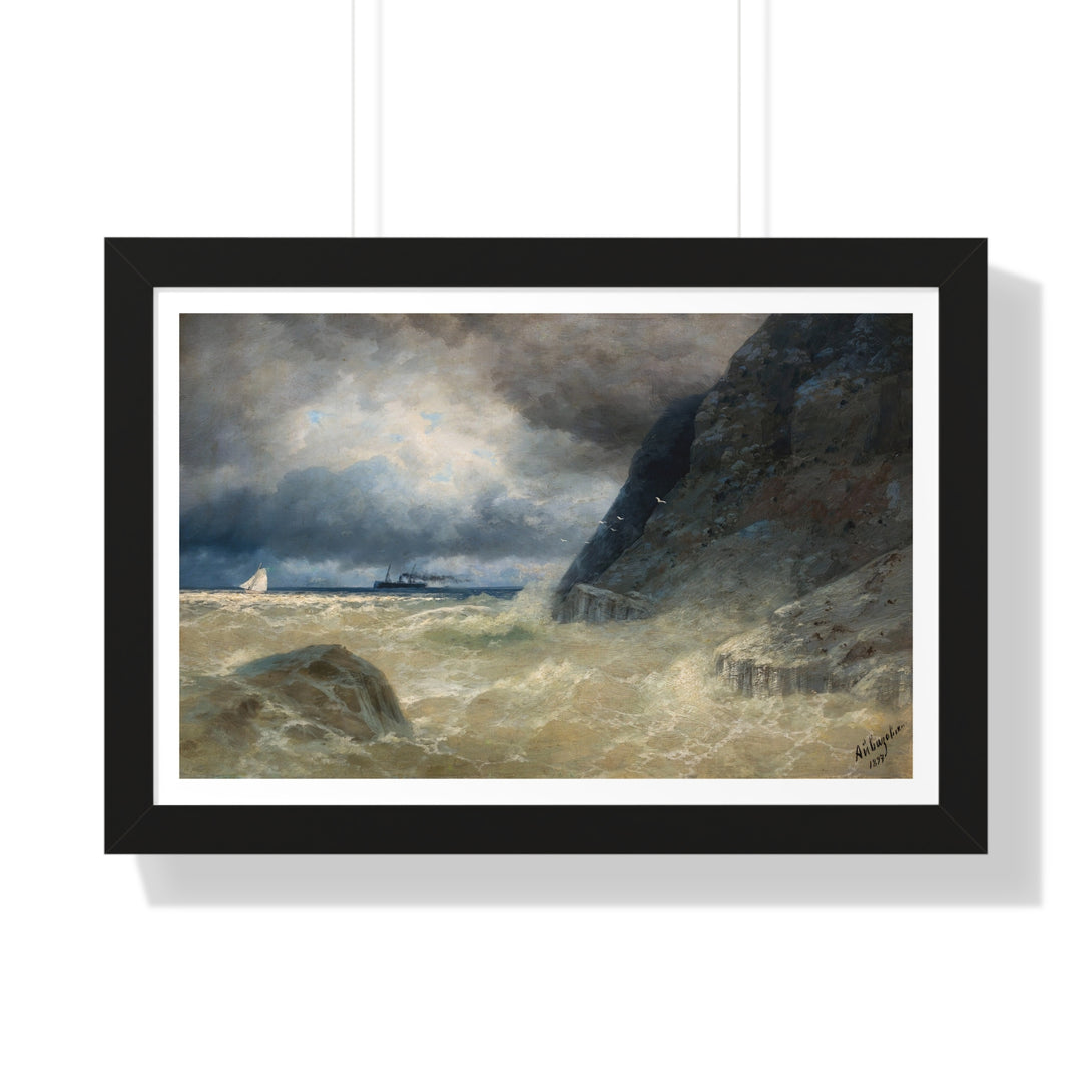 Sea by Ivan Aivazovsky - Framed Print - Zapista