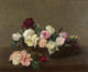 A Basket of Roses by Henri Fantin-Latour - Art Print - Zapista