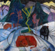A Bison in Winter (Red Bison) by Franz Marc - Art Print - Zapista