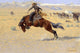 A Cold Morning on the Range by Frederic Remington - Art Print - Zapista