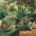 A Garden In Seville by Manuel Garcia y Rodriguez - Art Print - Zapista