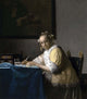 A Lady Writing by Johannes Vermeer - Art Print - Zapista