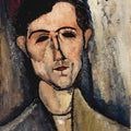 A Man by Amedeo Modigliani - Art Print - Zapista