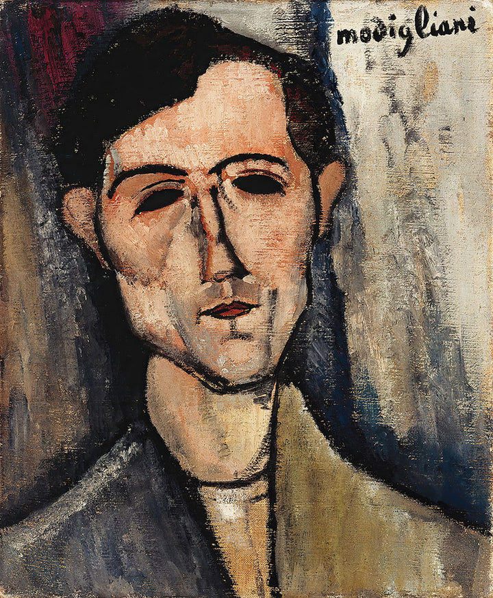 A Man by Amedeo Modigliani - Art Print - Zapista