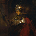 A Man in Armour by Rembrandt Harmenszoon van Rijn - Art Print - Zapista