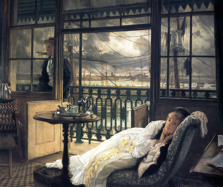 A Passing Storm by James Tissot - Art Print - Zapista