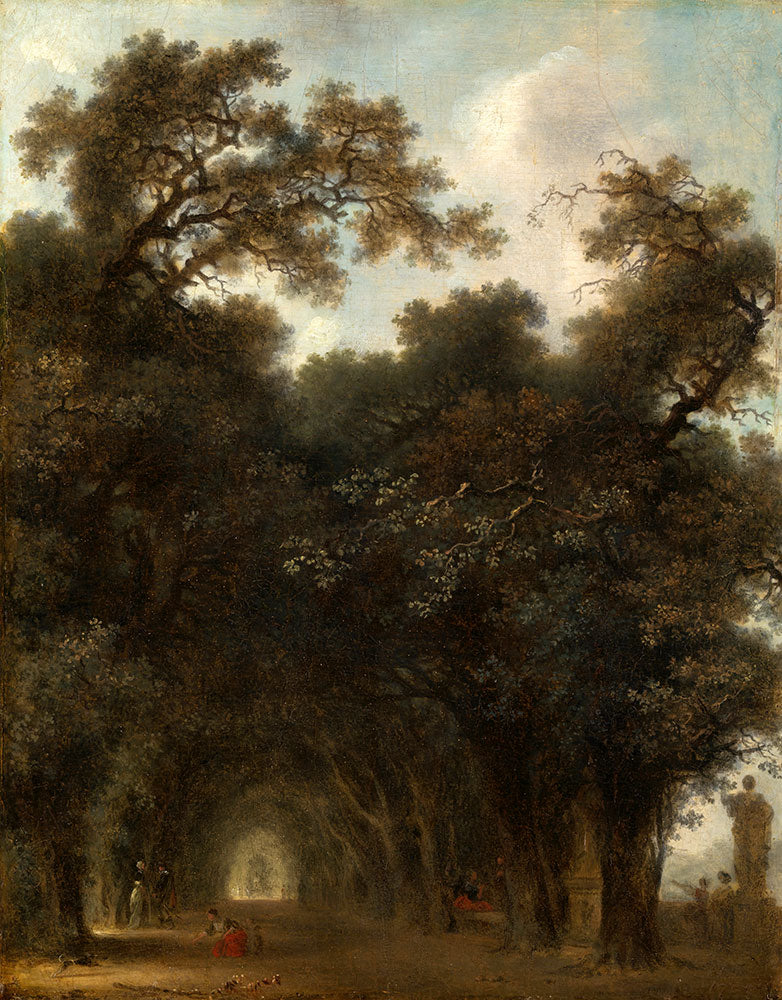A Shaded Avenue by Jean-Honore Fragonard - Art Print - Zapista