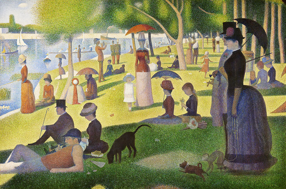 A Sunday on La Grande Jatte by Georges Seurat - Art Print - Zapista