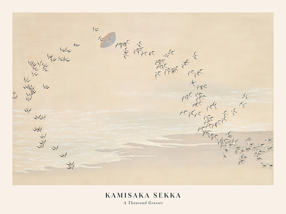A Thousand Grasses by Kamisaka Sekka - Art Print - Zapista