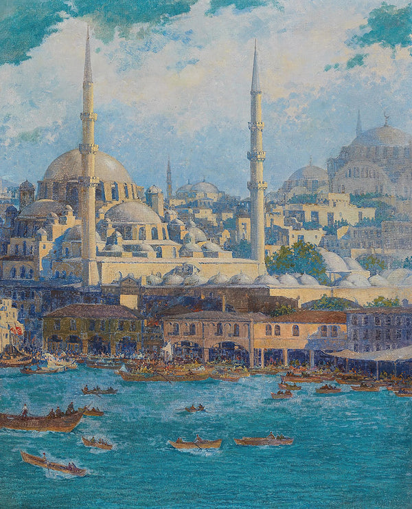 A View of Istanbul by Circle of Max Friedrich Rabes - Art Print - Zapista