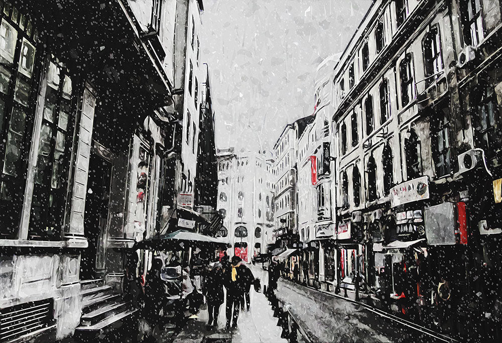A Winter Scene - Art Print - Zapista