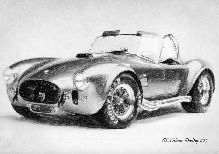 Ac Cobra Shelby 427 - Art Print - Zapista