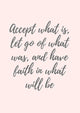 Accept what is - Art Print - Zapista