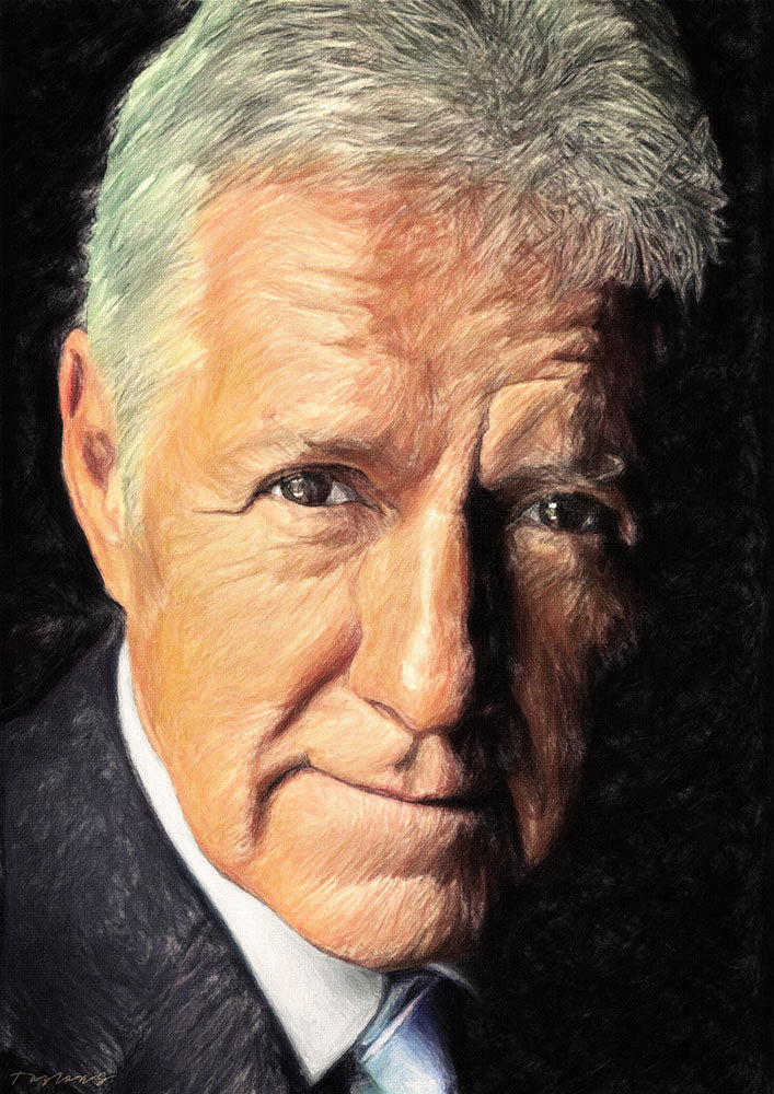 Alex Trebek - Art Print - Zapista