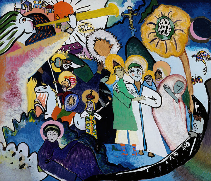 All Saints Day I by Wassily Kandinsky - Art Print - Zapista