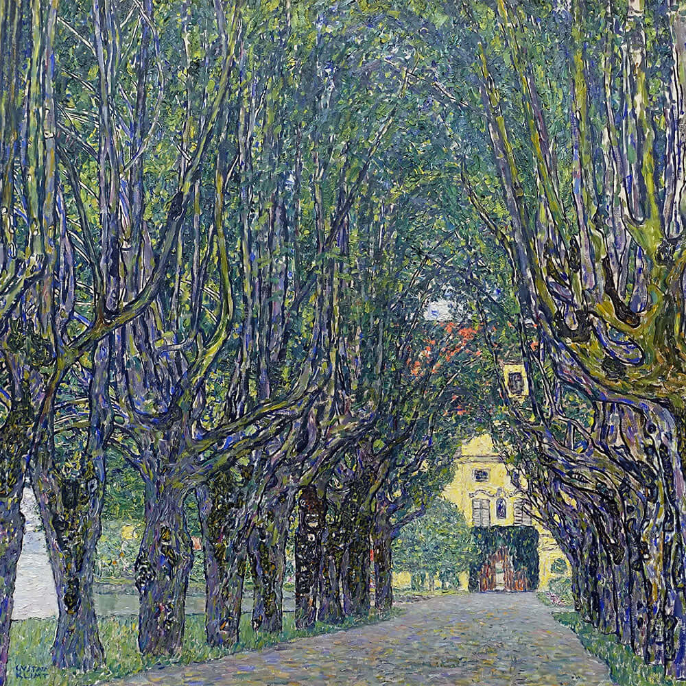 Allee at Schloss Kammer by Gustav Klimt - Art Print - Zapista