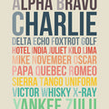 Alpha Bravo Charlie - Art Print - Zapista