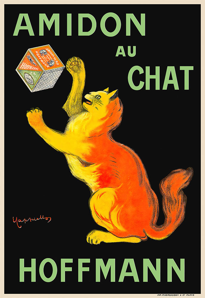 Amidon Au Chat by Leonetto Cappiello - Art Print - Zapista