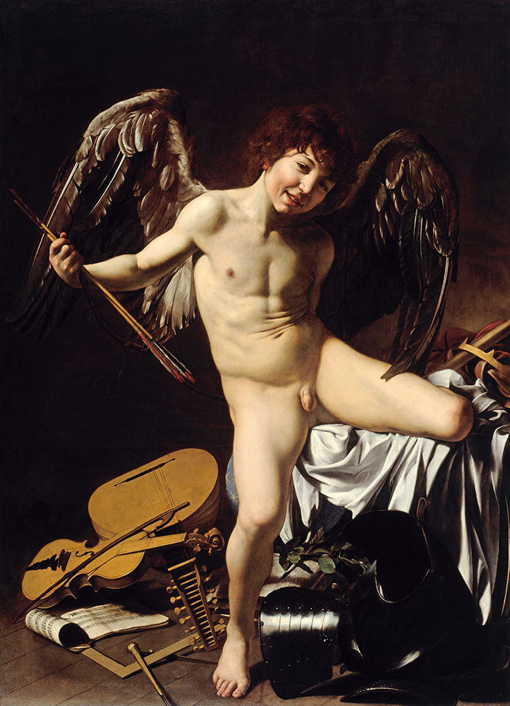 Amor Vincit Omnia by Caravaggio - Art Print - Zapista