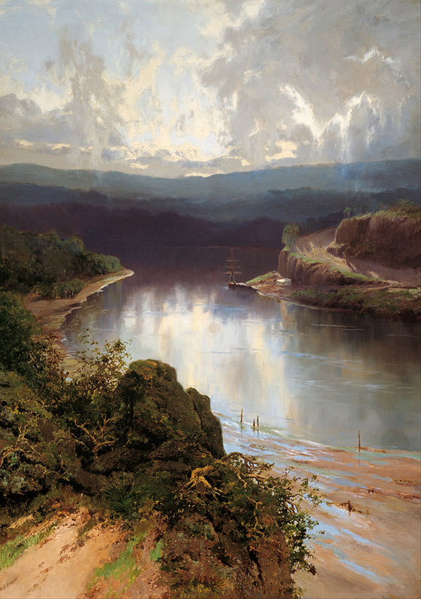 An Australian fjord by William Charles Piguenit - Art Print - Zapista