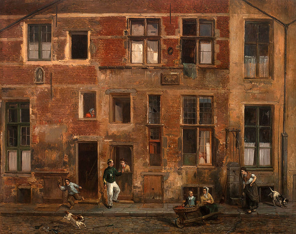 An Old Domicile by Louis van Kuyck - Art Print - Zapista