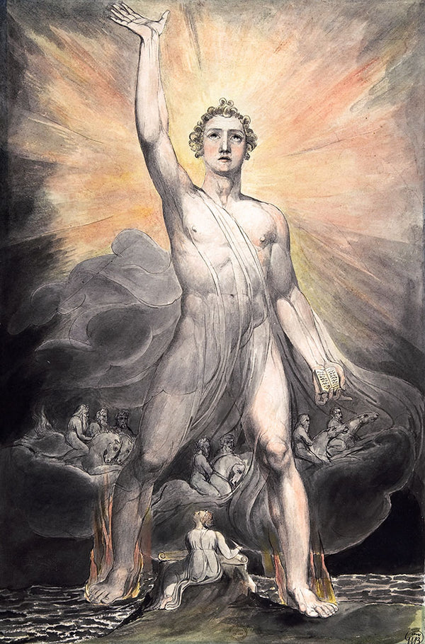 Angel of the Revelation by William Blake - Art Print - Zapista