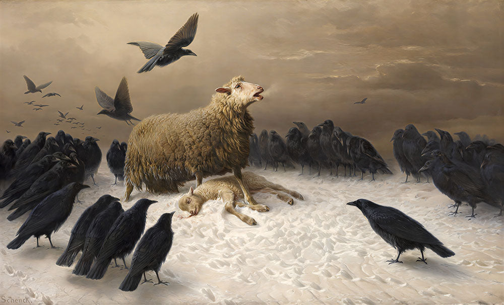 Anguish by Friedrich Schenk - Art Print - Zapista