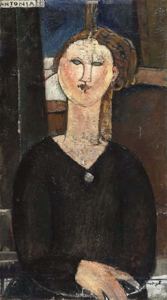 Antonia by Amedeo Modigliani - Art Print - Zapista