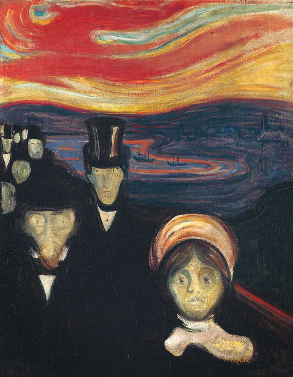 Anxiety by Edvard Munch - Art Print - Zapista