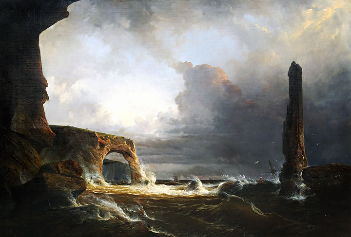 Approaching Storm by Hermann Eschke - Art Print - Zapista