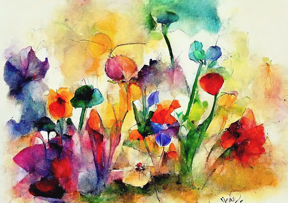 Aquarelle Garden - Art Print - Zapista