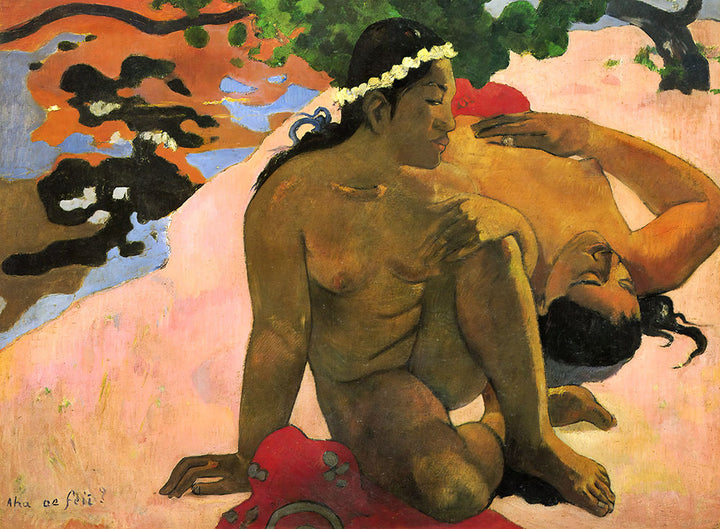 Are You Jealous? (Aha Oe Feii?) by Paul Gauguin - Art Print - Zapista