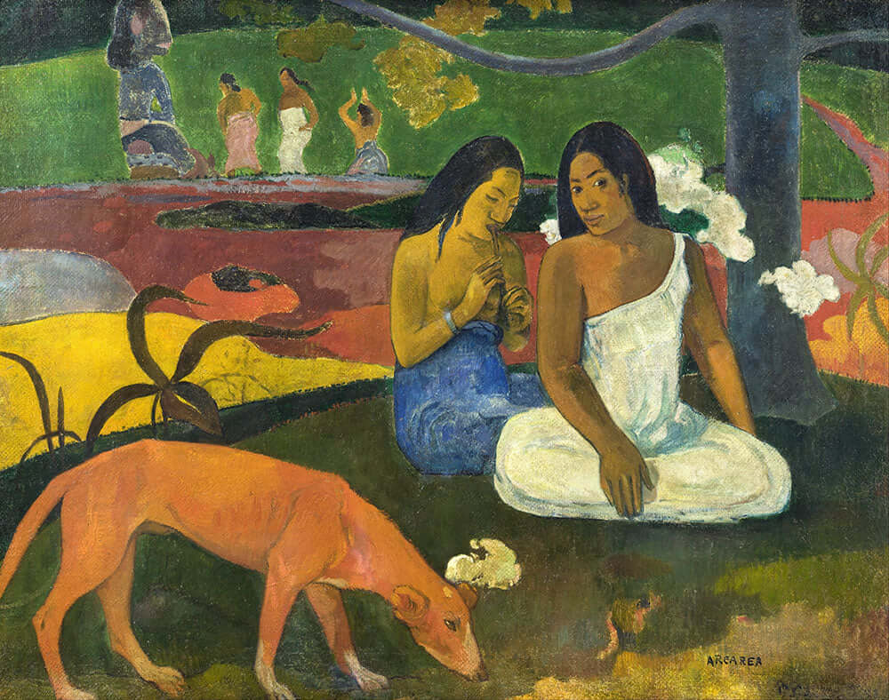 Arearea (Joyousness) by Paul Gauguin - Art Print - Zapista